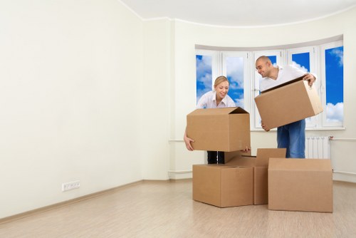 Man and Van Removals team preparing for a move