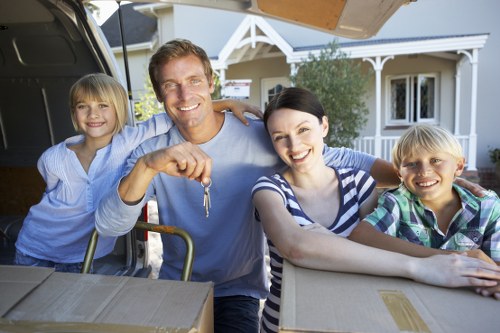 Professional team of Man and Van Removals Thames Ditton handling belongings
