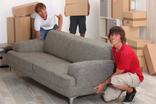 Experienced team handling a residential move