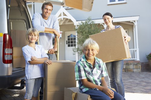 Man and Van Removals team handling furniture
